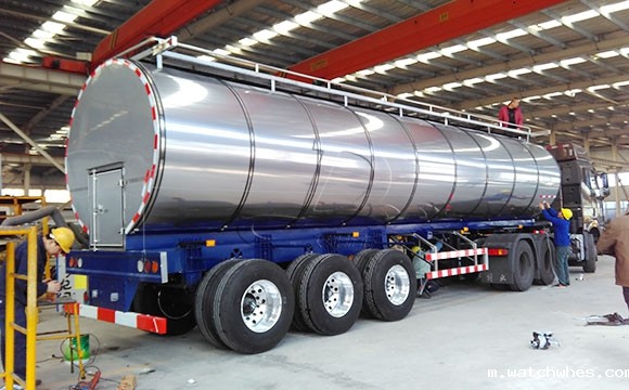 天润watchwhes牌30吨<a href=/ target=_blank class=infotextkey>奶罐车</a>今日发往云南