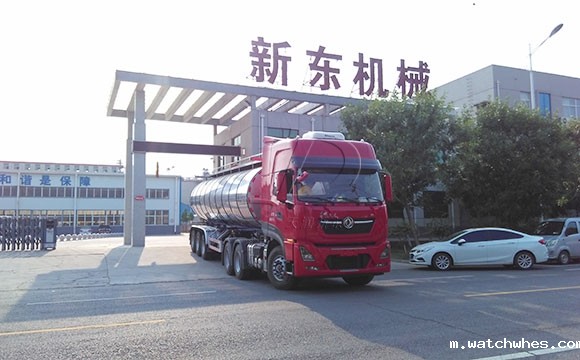 河北30吨<a href=/ target=_blank class=infotextkey>奶罐车</a>今日交付客户