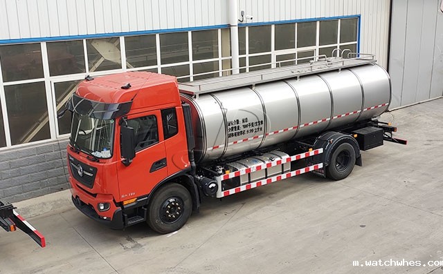 国内第一辆国六标准<a href=/ target=_blank class=infotextkey>奶罐车</a>准备发货上岗了!