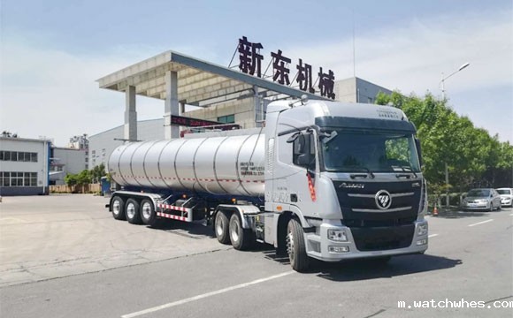 半挂物流鲜奶车