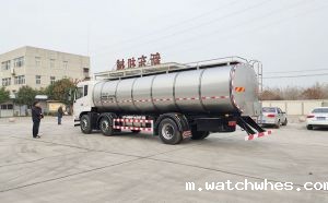 广西客户订购的16方运输牛奶罐装车发往南宁