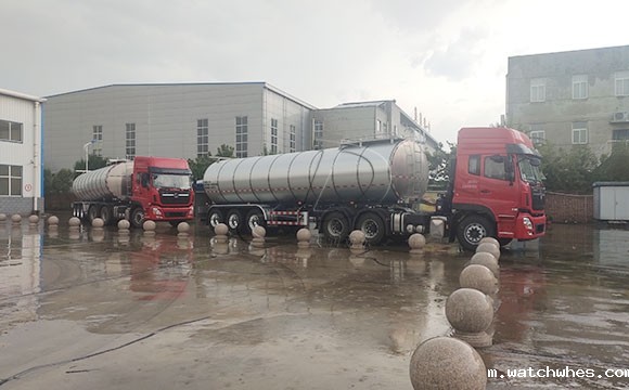 鲜奶运输半挂罐车