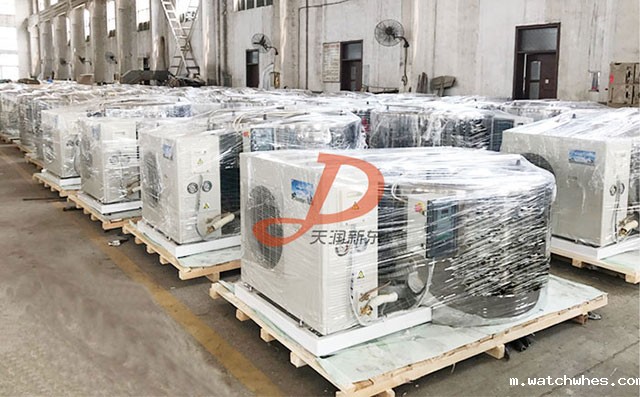 我公司100台500L立式制冷罐出口美洲