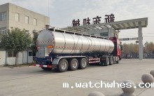 广西33立方生奶运输保温车今天交付客户