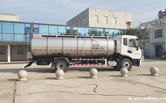 车罐一体鲜奶运输车