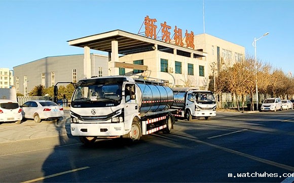 车罐一体羊奶运输车