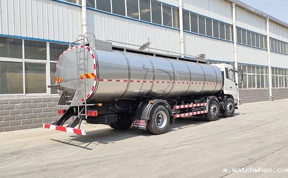 车罐一体鲜奶运输罐车