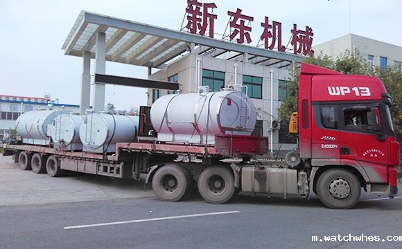 扬州客户订购的6吨牛奶保鲜罐按时发货