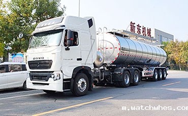 新型奶罐车采用聚氨酯发泡保温，保温保鲜更安全