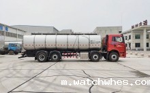 四川车罐一体20吨鲜奶奶罐运输车准备发货