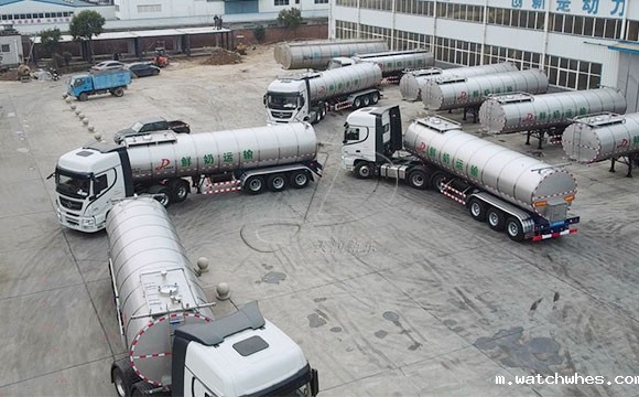 半挂奶罐车