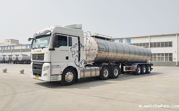 半挂奶罐车