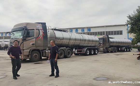 半挂奶罐车