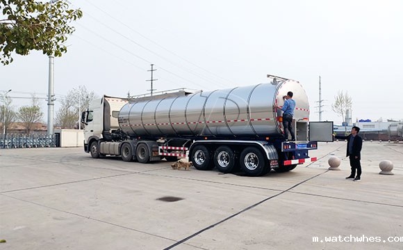 半挂鲜奶直通车