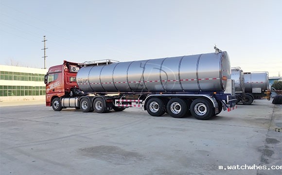 半挂罐式冷藏车