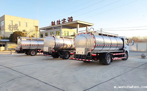 车罐一体羊奶运输车