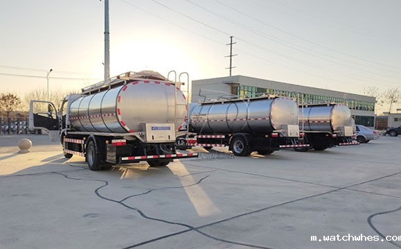 车罐一体羊奶运输车