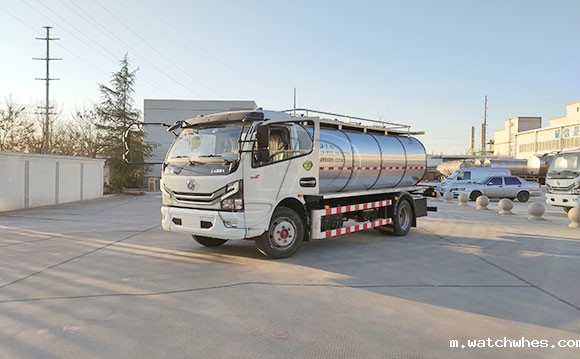 车罐一体羊奶运输车