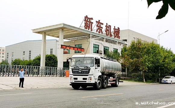 东风16吨连体奶罐车