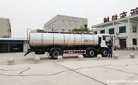 东风16吨连体奶罐车