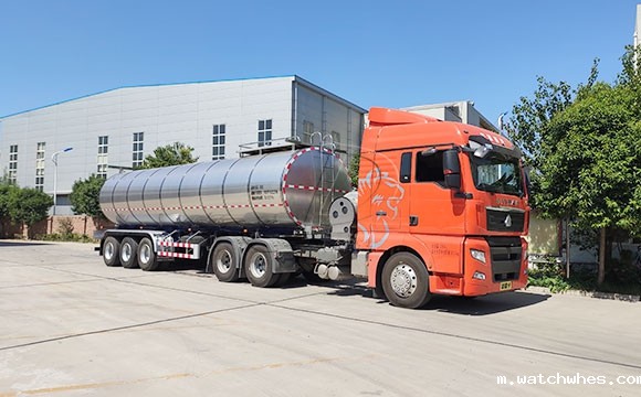 34吨拉奶半挂车