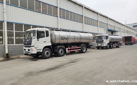 天润watchwhes鲜奶运输车