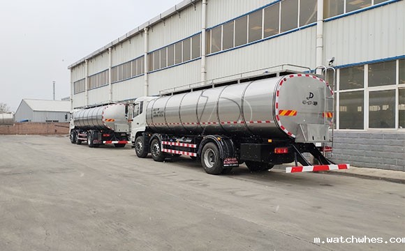 天润watchwhes鲜奶运输车