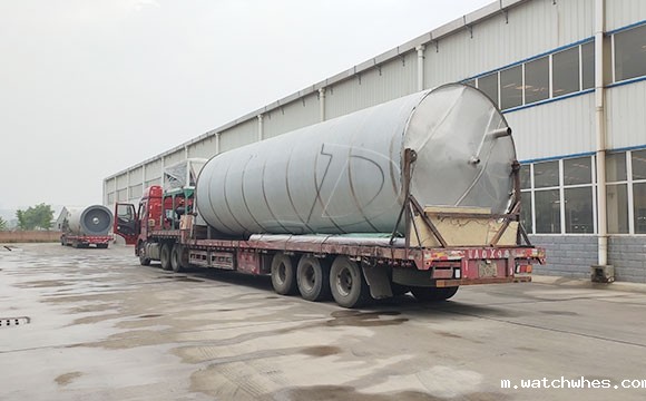 50吨大型保温冷奶罐